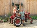 Lisa & Kyle on tractor